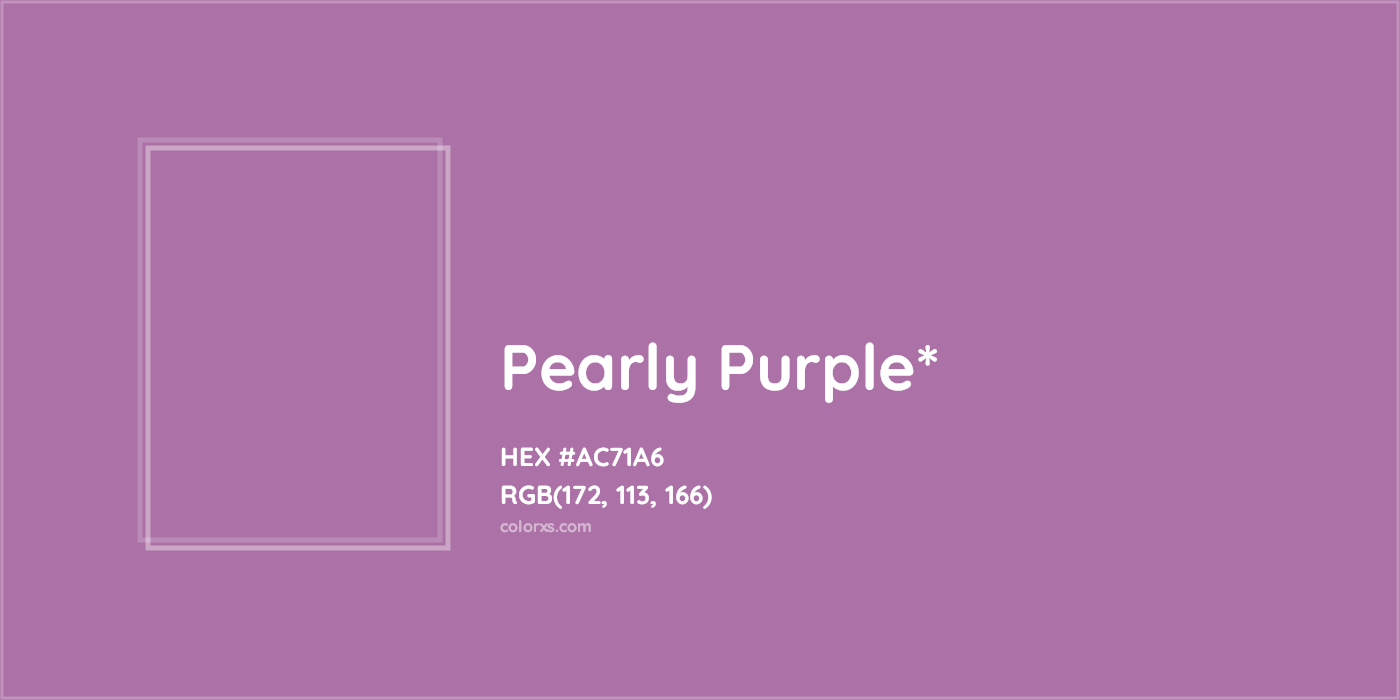HEX #AC71A6 Color Name, Color Code, Palettes, Similar Paints, Images