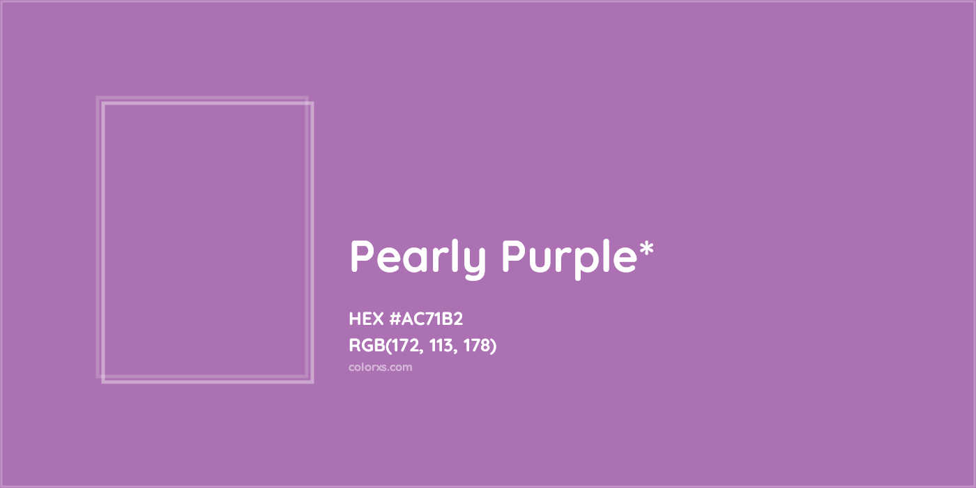HEX #AC71B2 Color Name, Color Code, Palettes, Similar Paints, Images