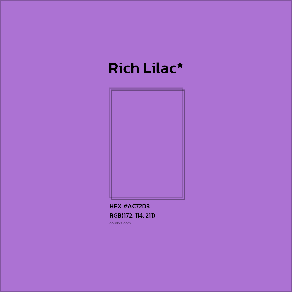 HEX #AC72D3 Color Name, Color Code, Palettes, Similar Paints, Images
