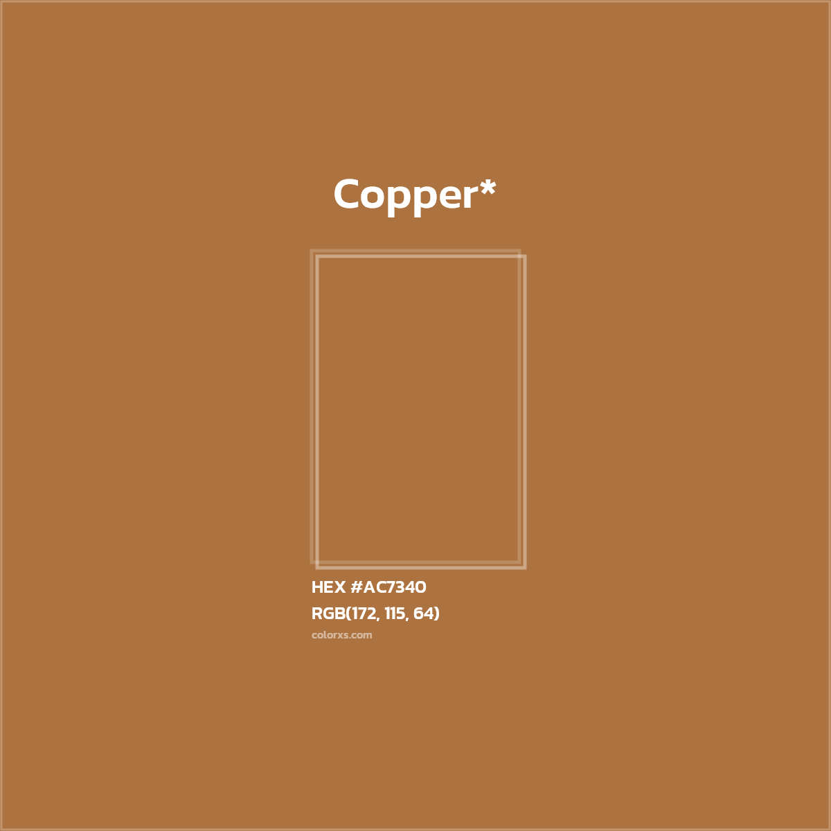 HEX #AC7340 Color Name, Color Code, Palettes, Similar Paints, Images