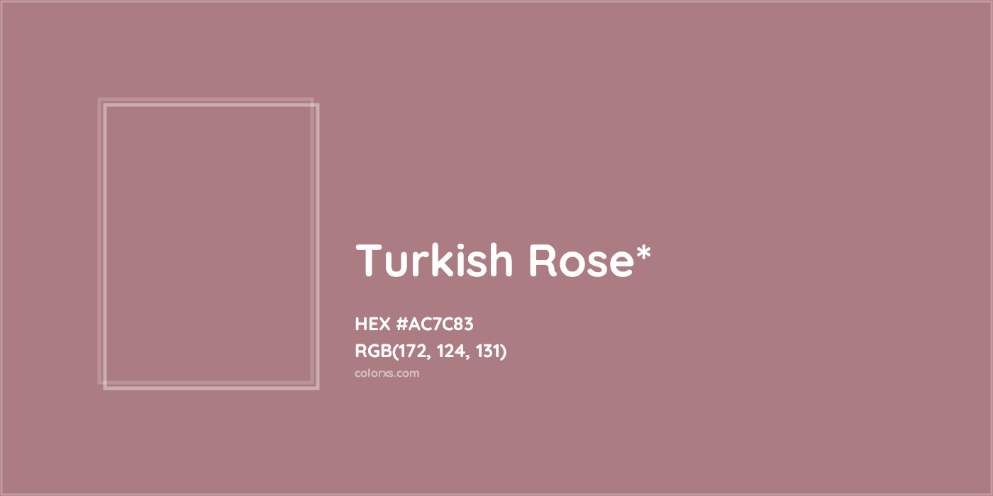 HEX #AC7C83 Color Name, Color Code, Palettes, Similar Paints, Images