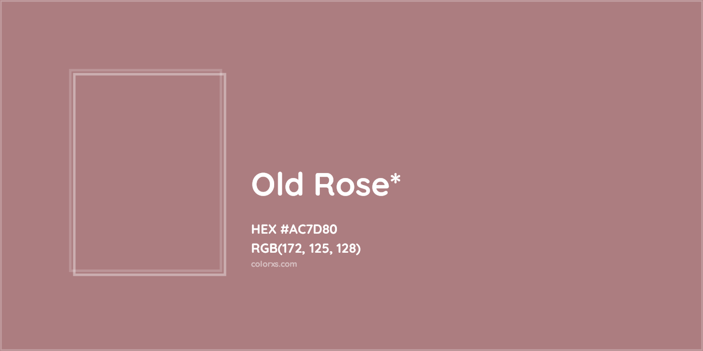 HEX #AC7D80 Color Name, Color Code, Palettes, Similar Paints, Images