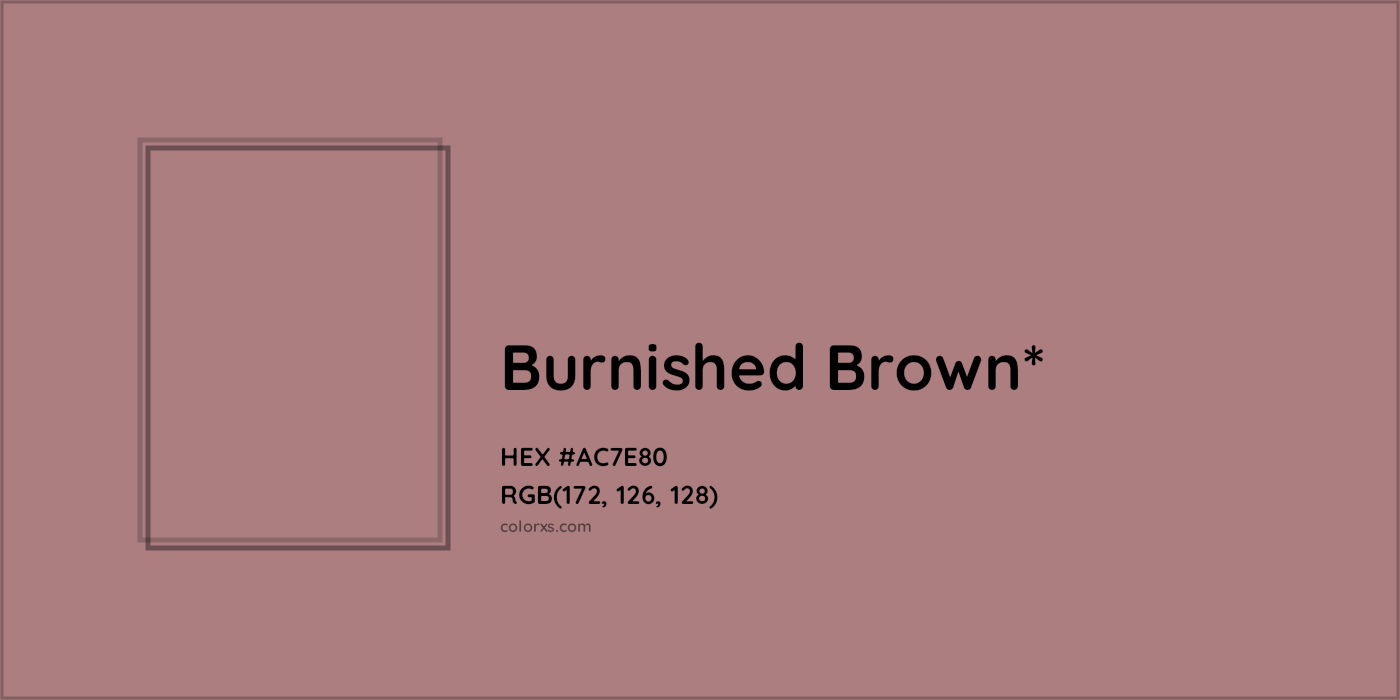 HEX #AC7E80 Color Name, Color Code, Palettes, Similar Paints, Images