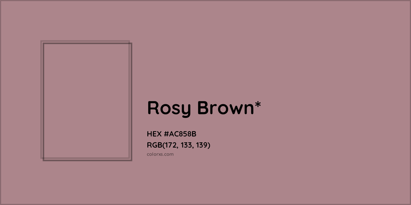 HEX #AC858B Color Name, Color Code, Palettes, Similar Paints, Images