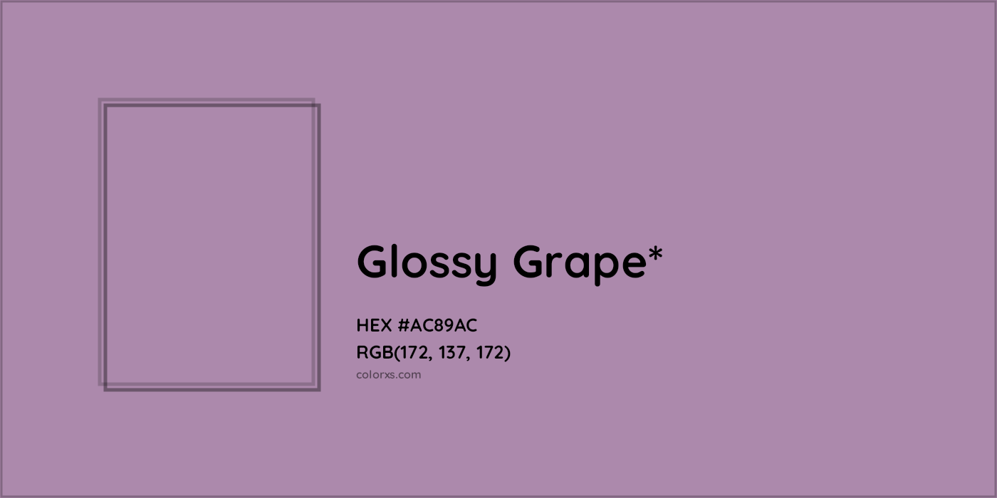 HEX #AC89AC Color Name, Color Code, Palettes, Similar Paints, Images