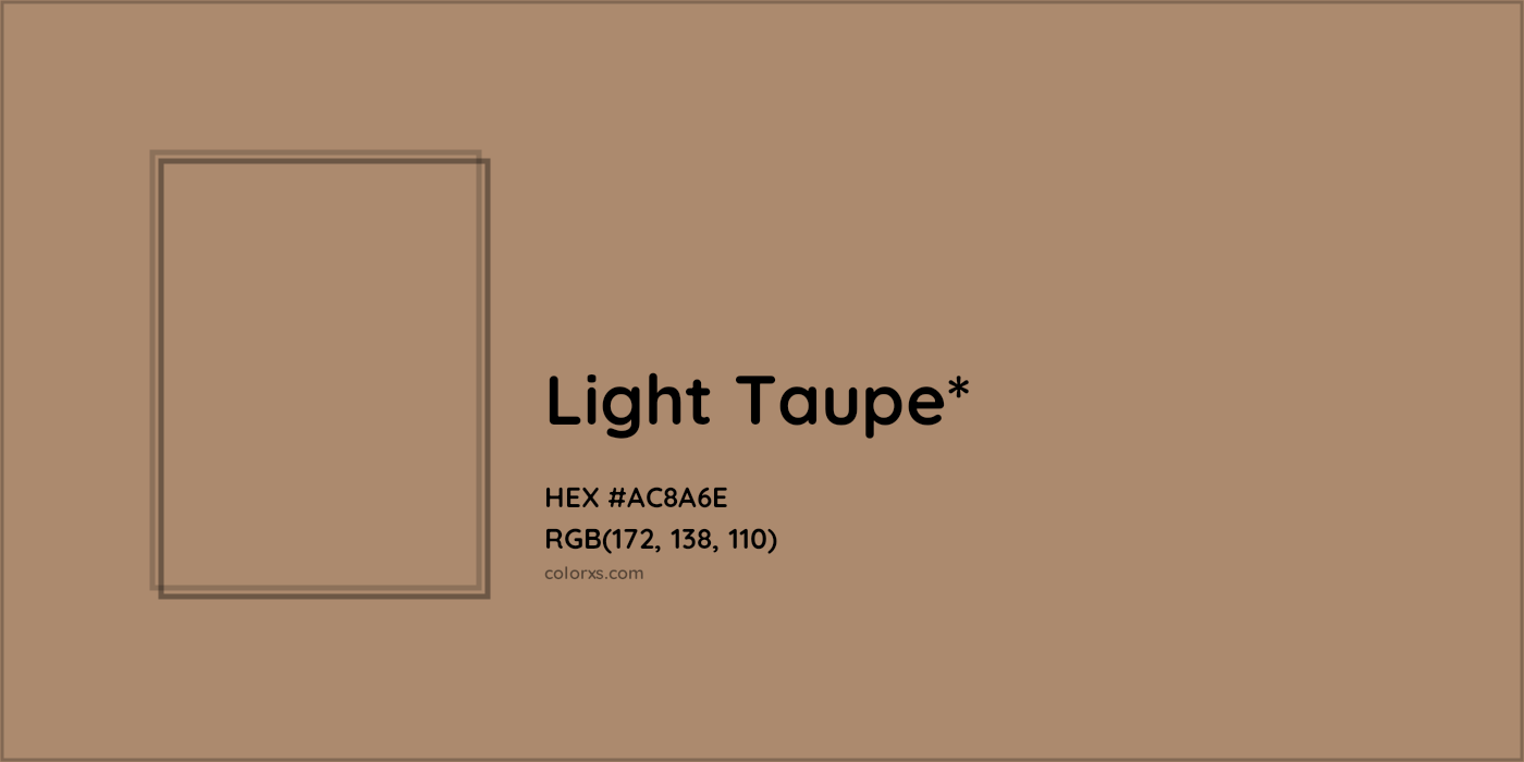 HEX #AC8A6E Color Name, Color Code, Palettes, Similar Paints, Images