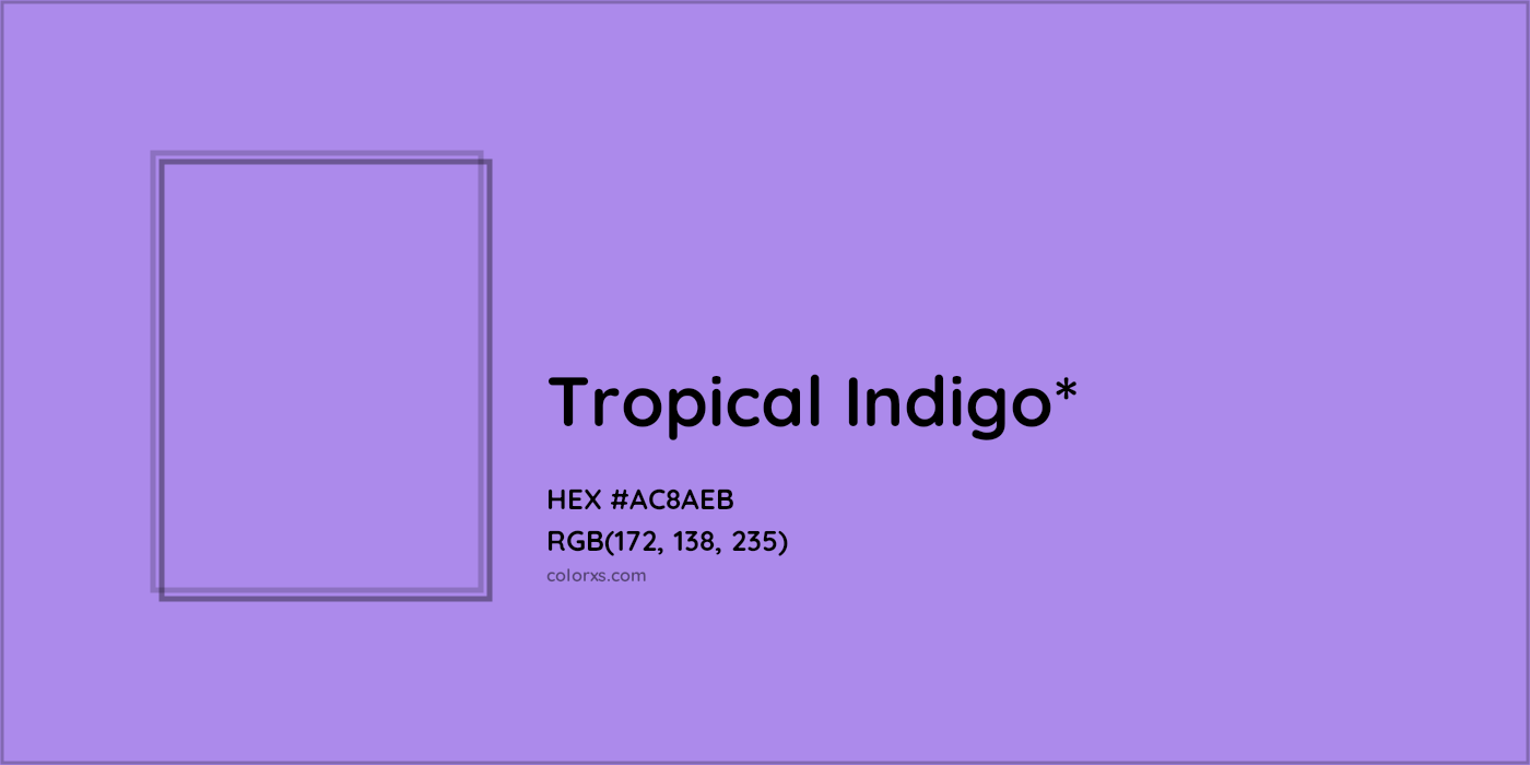 HEX #AC8AEB Color Name, Color Code, Palettes, Similar Paints, Images
