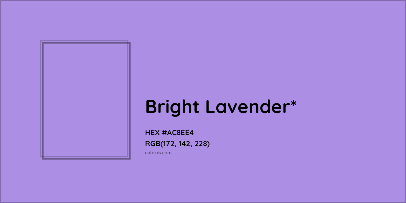 HEX #AC8EE4 Color Name, Color Code, Palettes, Similar Paints, Images