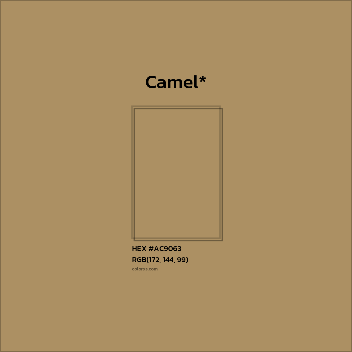 HEX #AC9063 Color Name, Color Code, Palettes, Similar Paints, Images