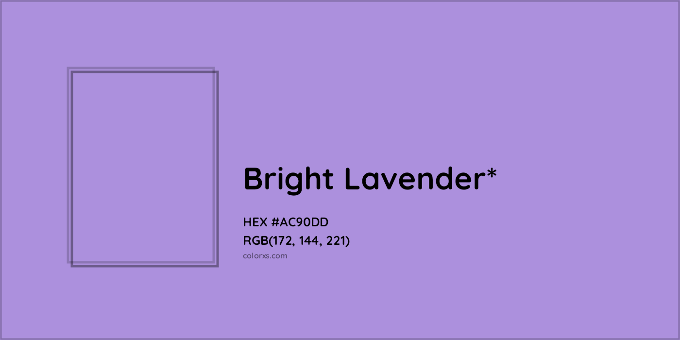 HEX #AC90DD Color Name, Color Code, Palettes, Similar Paints, Images