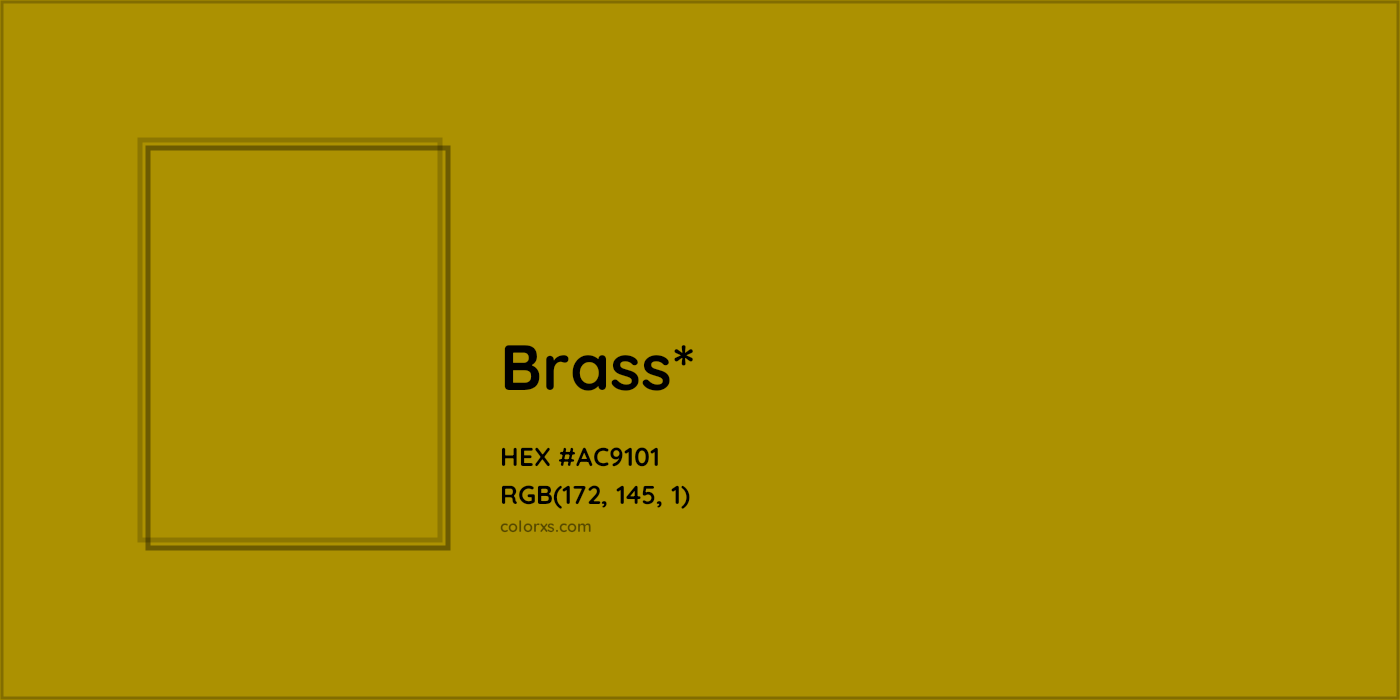 HEX #AC9101 Color Name, Color Code, Palettes, Similar Paints, Images