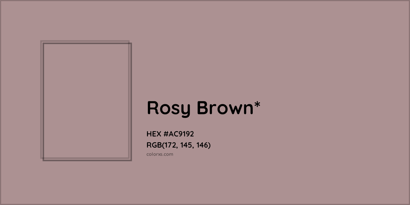 HEX #AC9192 Color Name, Color Code, Palettes, Similar Paints, Images