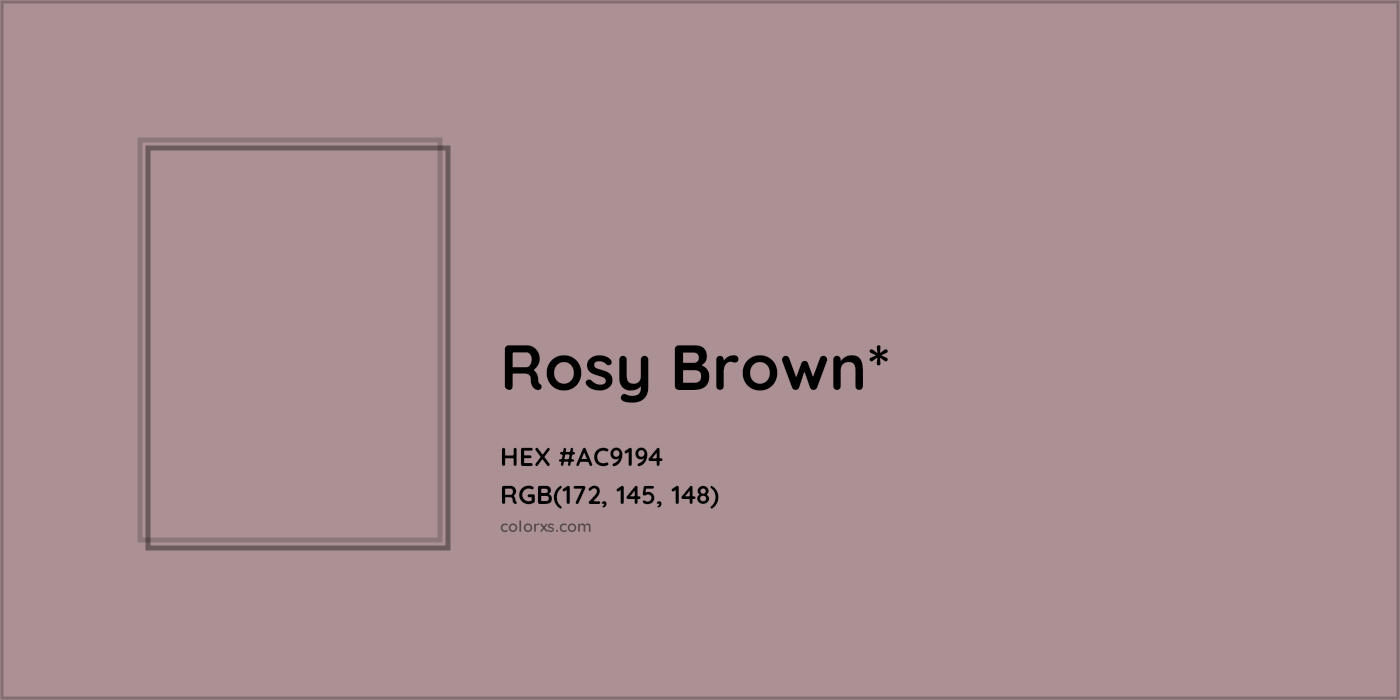 HEX #AC9194 Color Name, Color Code, Palettes, Similar Paints, Images