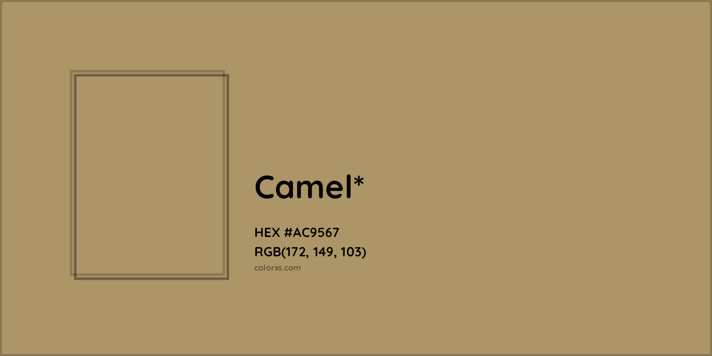 HEX #AC9567 Color Name, Color Code, Palettes, Similar Paints, Images