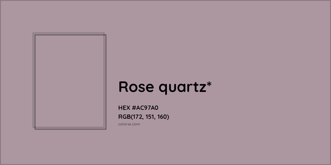 HEX #AC97A0 Color Name, Color Code, Palettes, Similar Paints, Images
