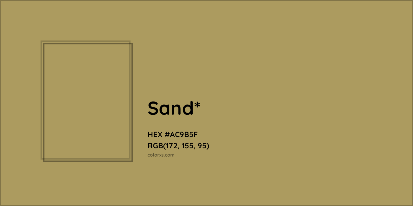 HEX #AC9B5F Color Name, Color Code, Palettes, Similar Paints, Images