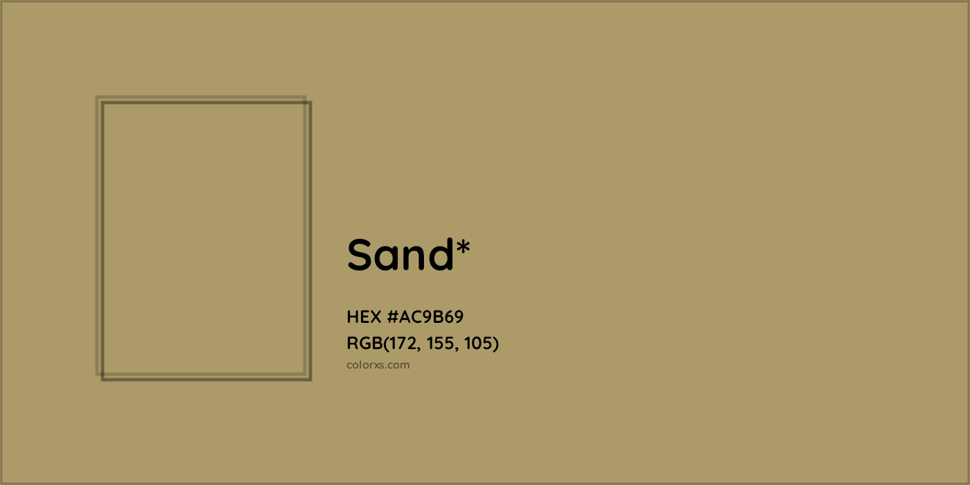 HEX #AC9B69 Color Name, Color Code, Palettes, Similar Paints, Images