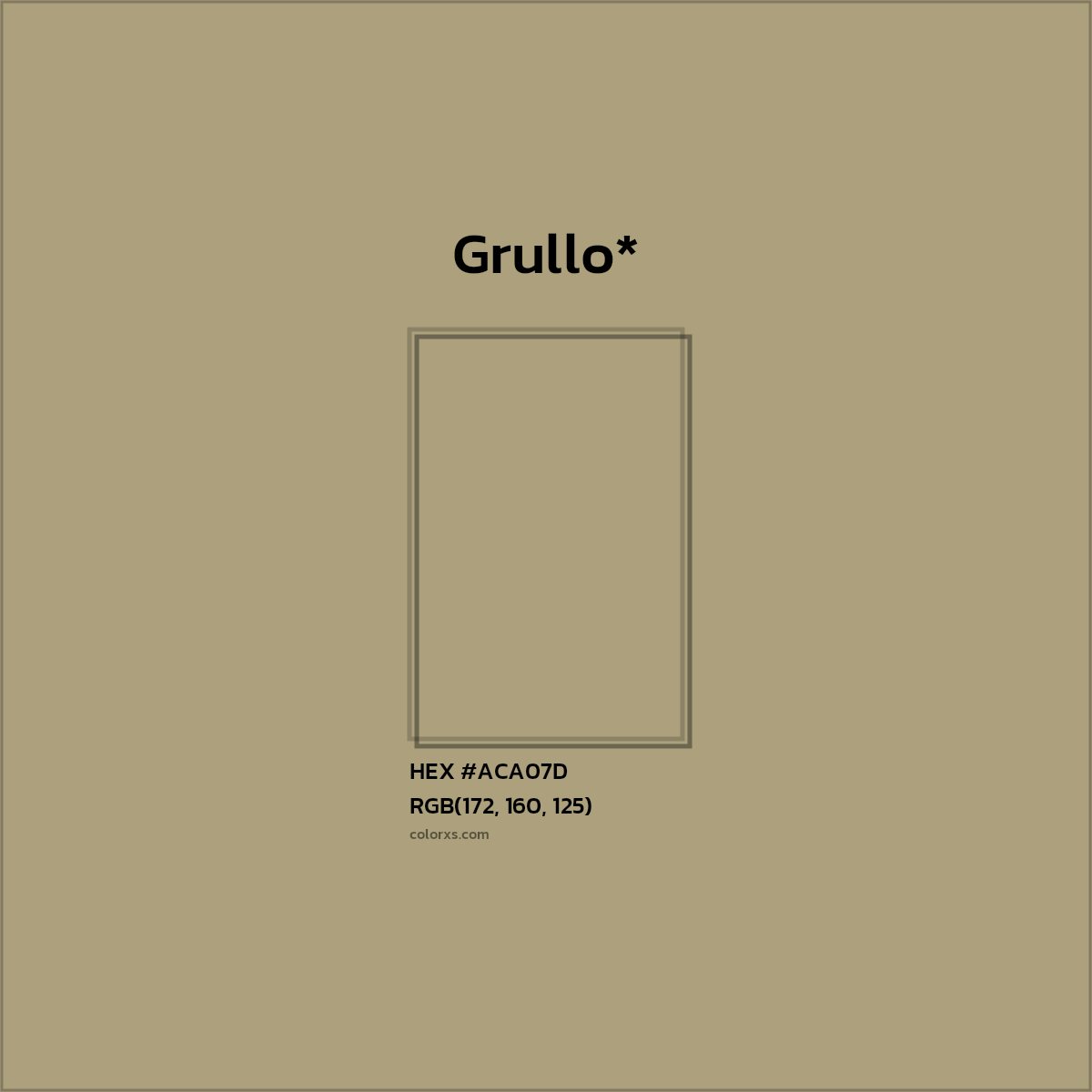 HEX #ACA07D Color Name, Color Code, Palettes, Similar Paints, Images