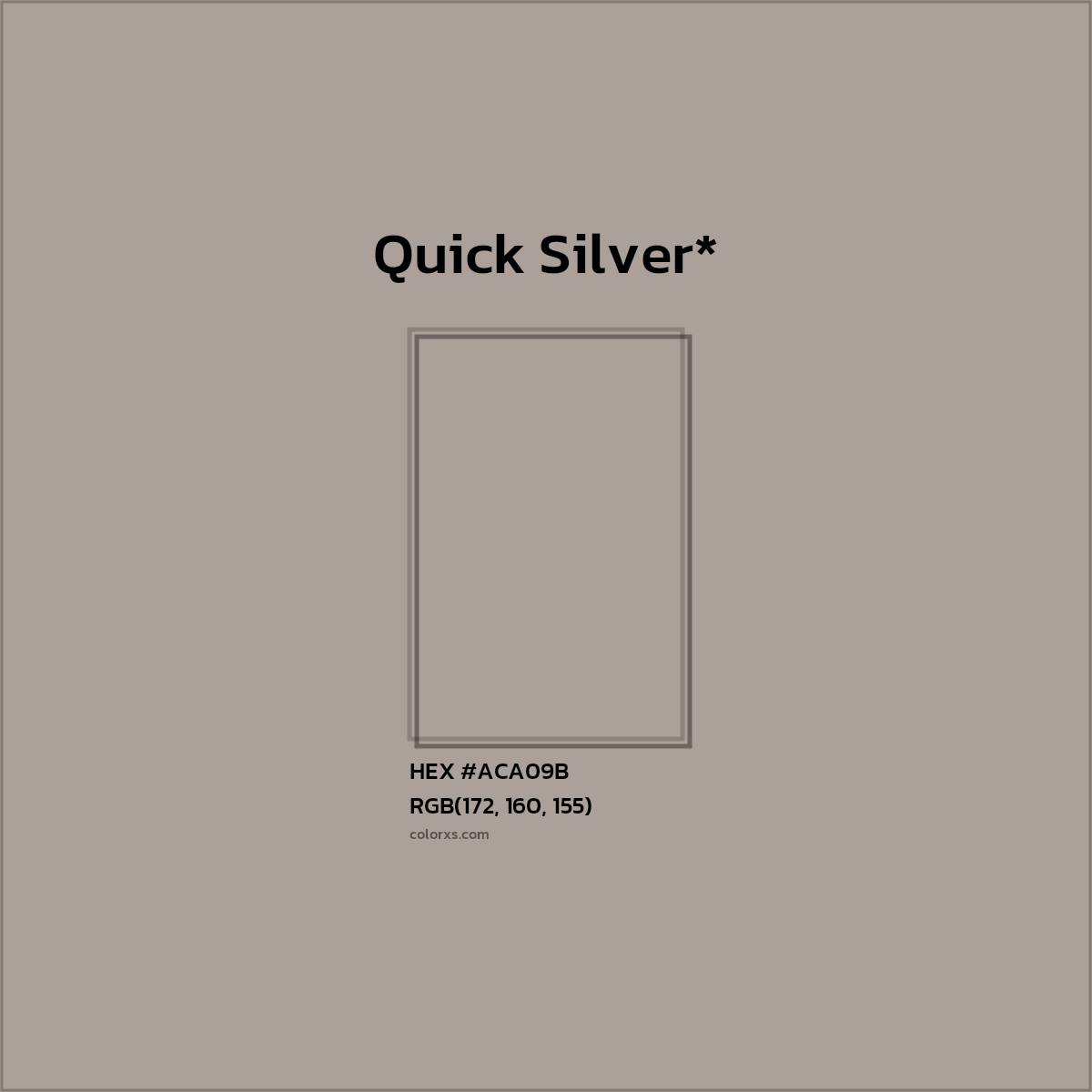 HEX #ACA09B Color Name, Color Code, Palettes, Similar Paints, Images