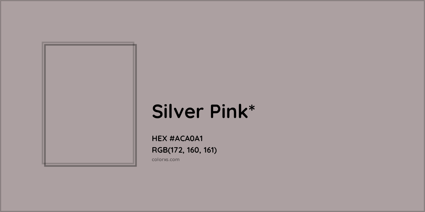 HEX #ACA0A1 Color Name, Color Code, Palettes, Similar Paints, Images