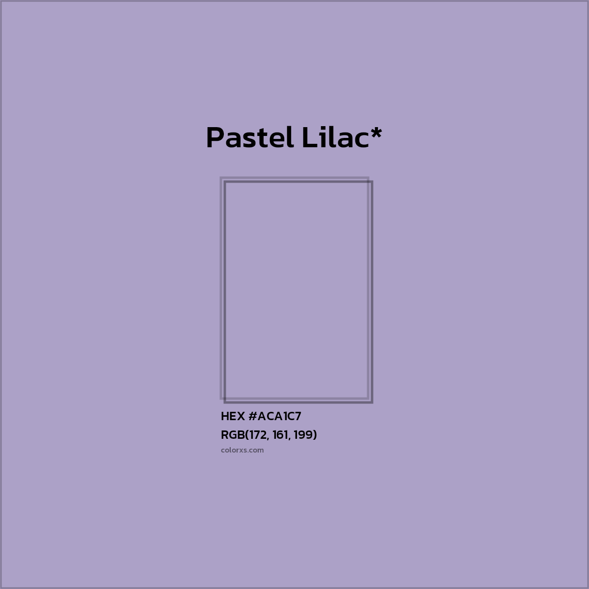 HEX #ACA1C7 Color Name, Color Code, Palettes, Similar Paints, Images