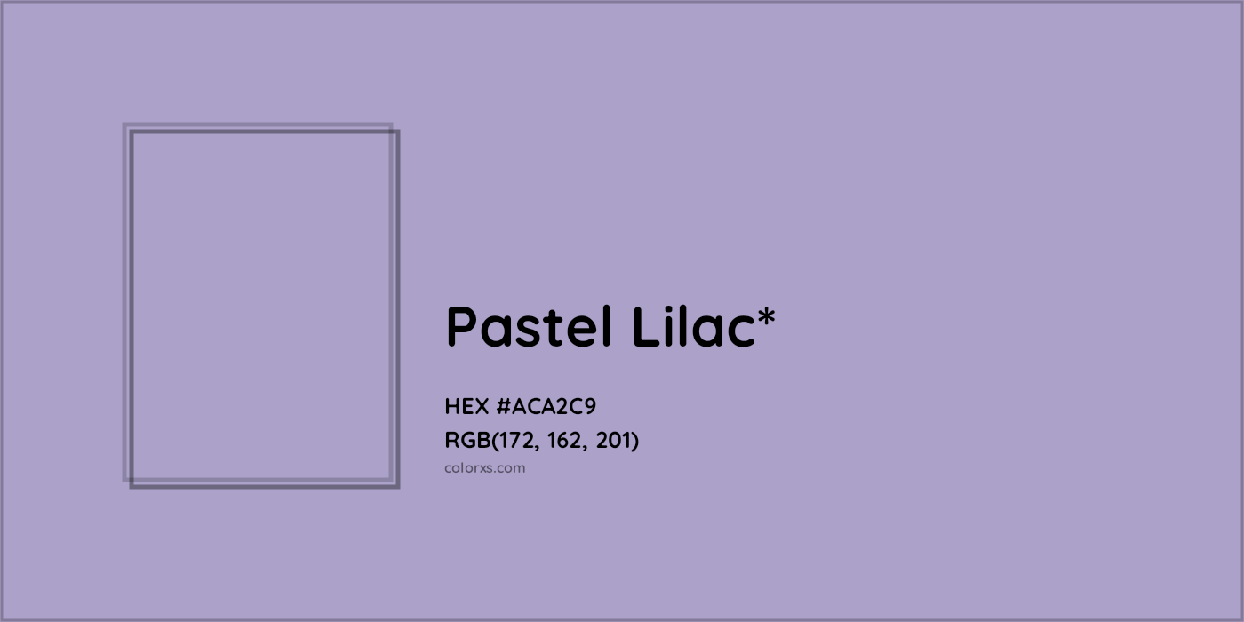HEX #ACA2C9 Color Name, Color Code, Palettes, Similar Paints, Images
