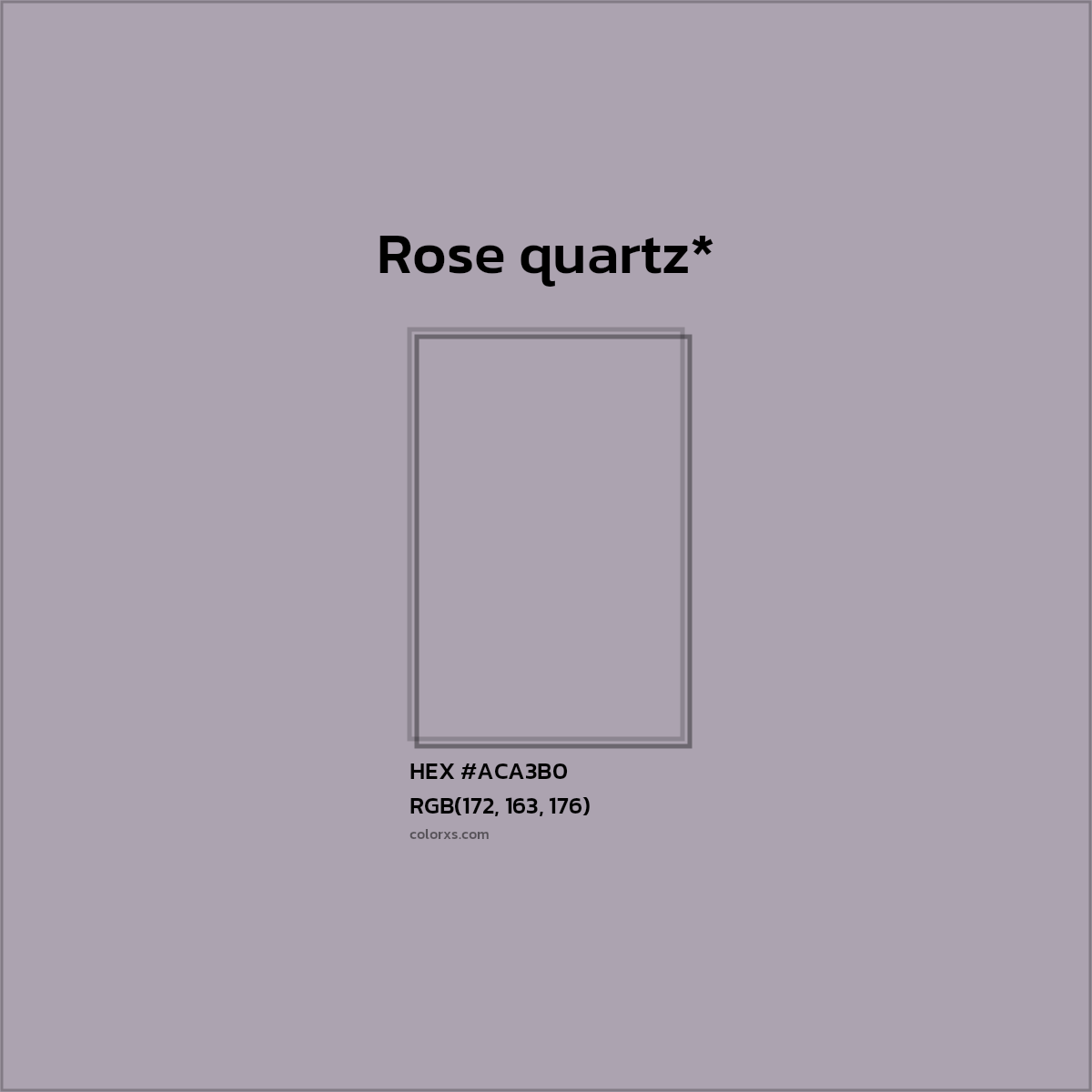 HEX #ACA3B0 Color Name, Color Code, Palettes, Similar Paints, Images