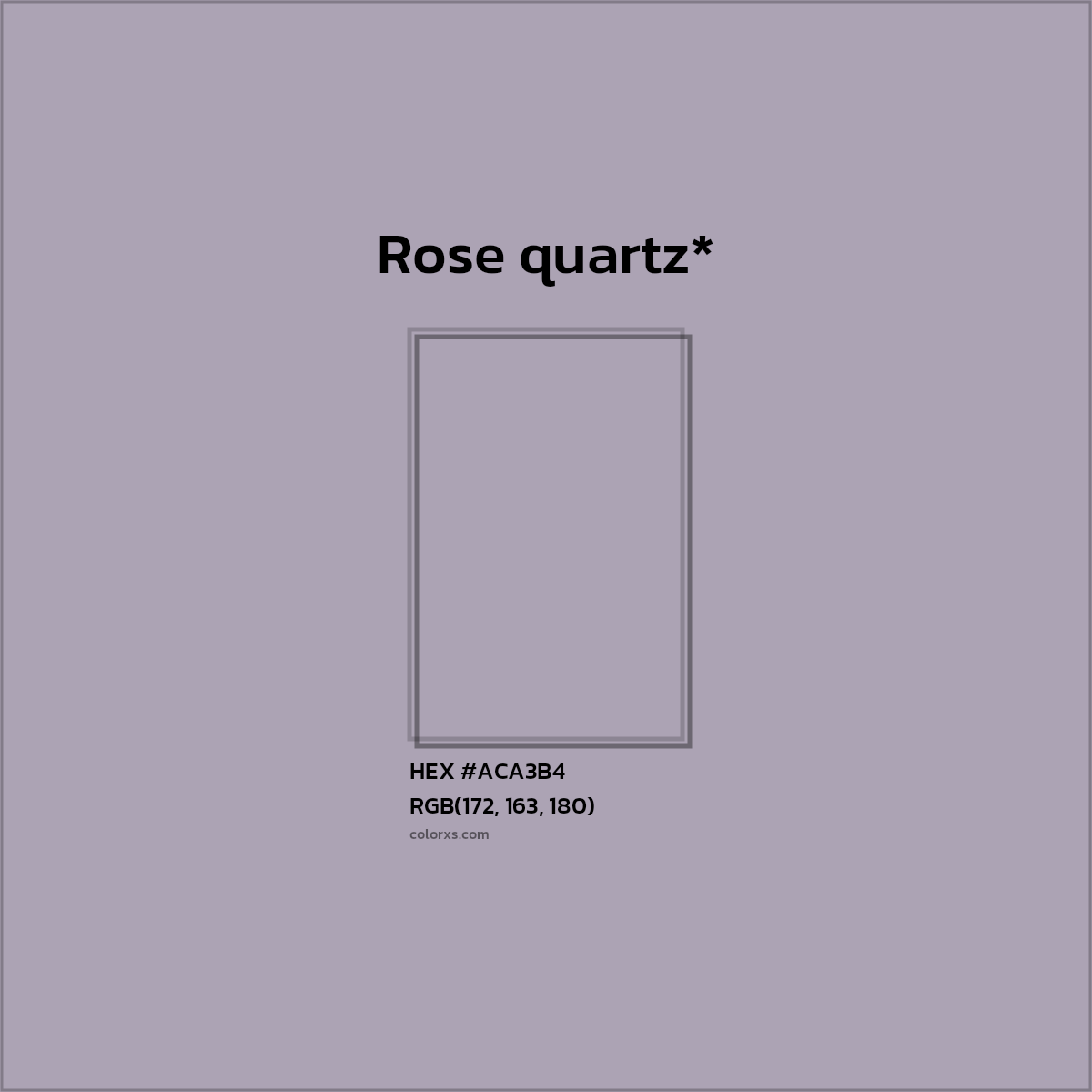 HEX #ACA3B4 Color Name, Color Code, Palettes, Similar Paints, Images
