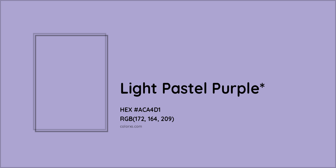 HEX #ACA4D1 Color Name, Color Code, Palettes, Similar Paints, Images