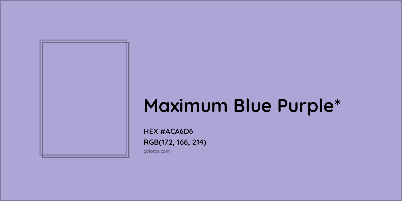 HEX #ACA6D6 Color Name, Color Code, Palettes, Similar Paints, Images