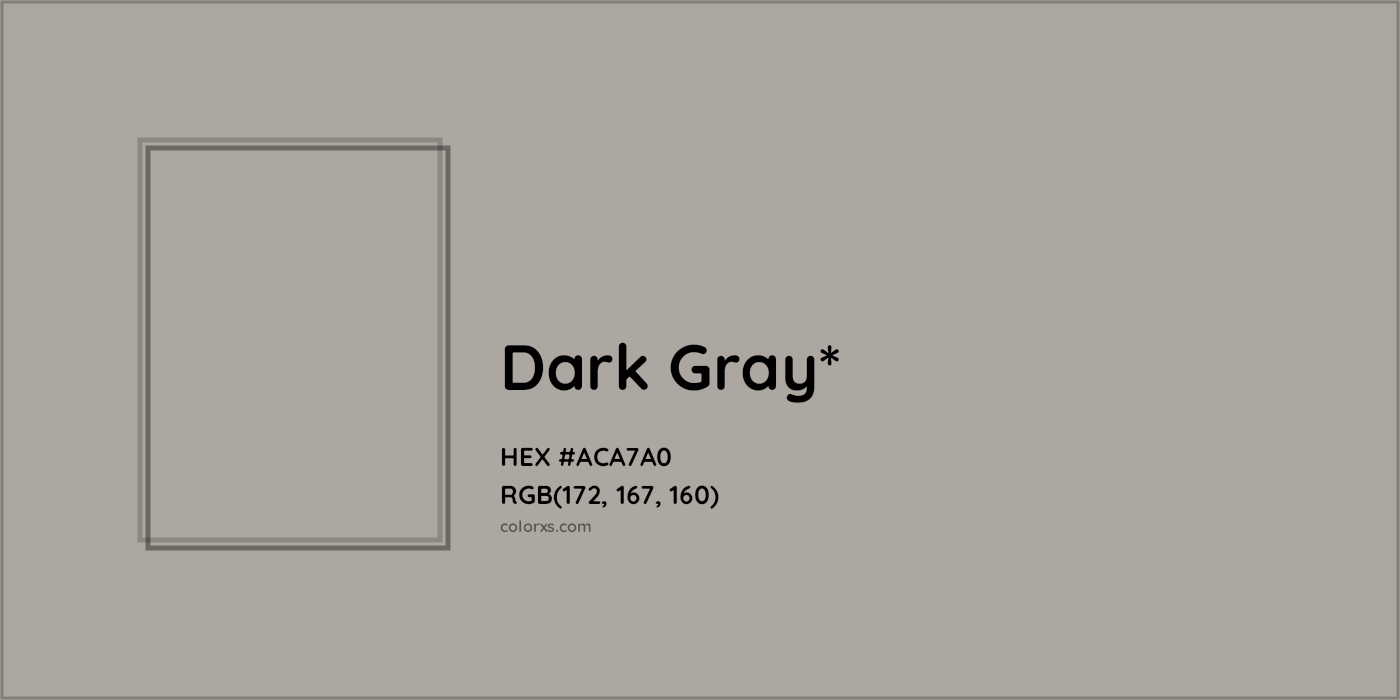 HEX #ACA7A0 Color Name, Color Code, Palettes, Similar Paints, Images