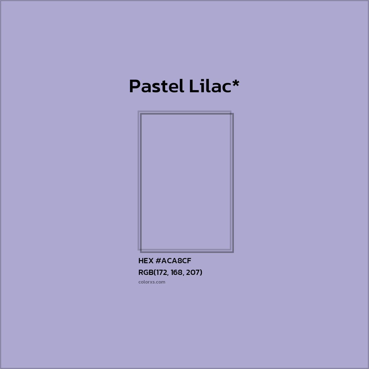 HEX #ACA8CF Color Name, Color Code, Palettes, Similar Paints, Images