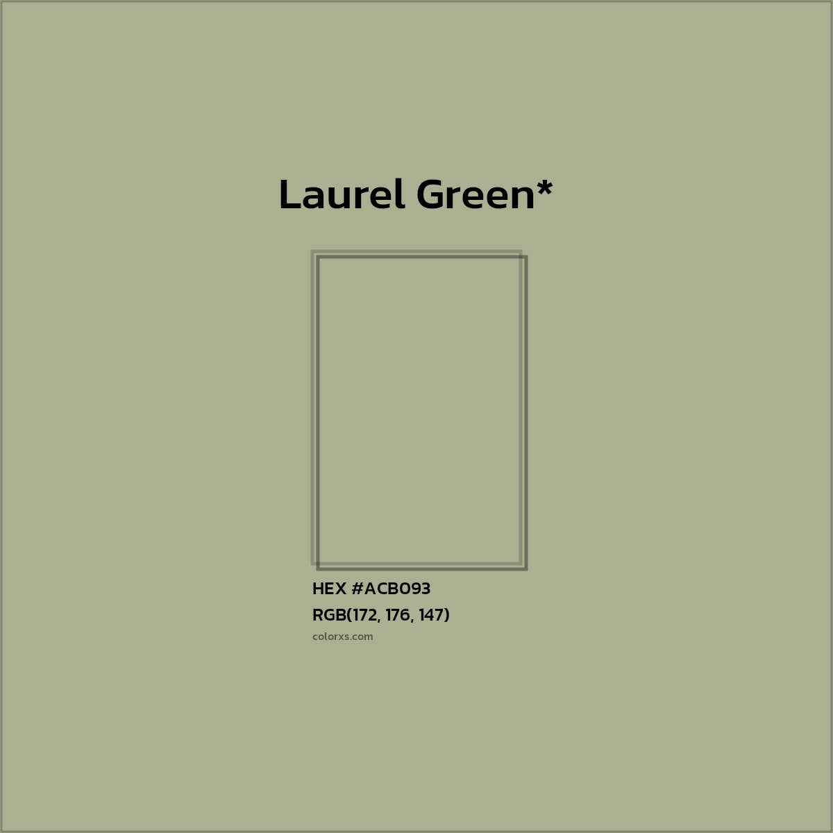 HEX #ACB093 Color Name, Color Code, Palettes, Similar Paints, Images