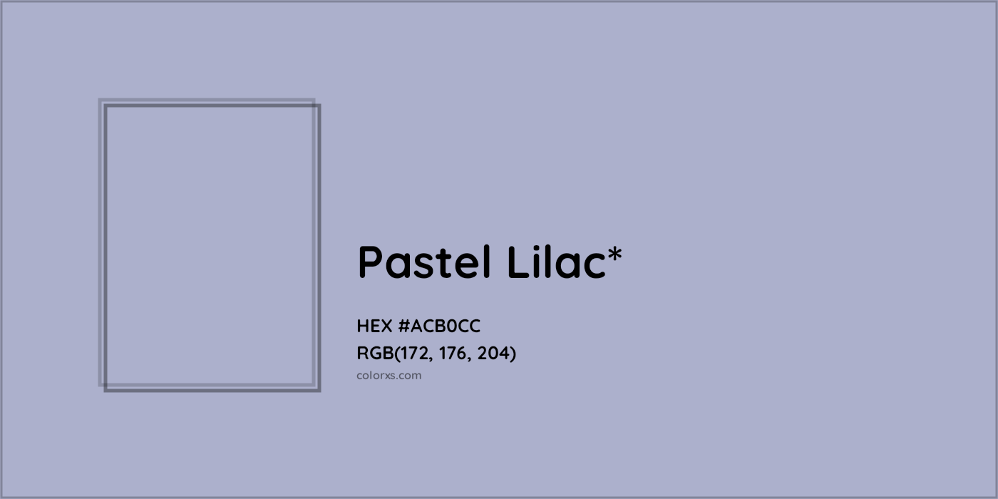 HEX #ACB0CC Color Name, Color Code, Palettes, Similar Paints, Images
