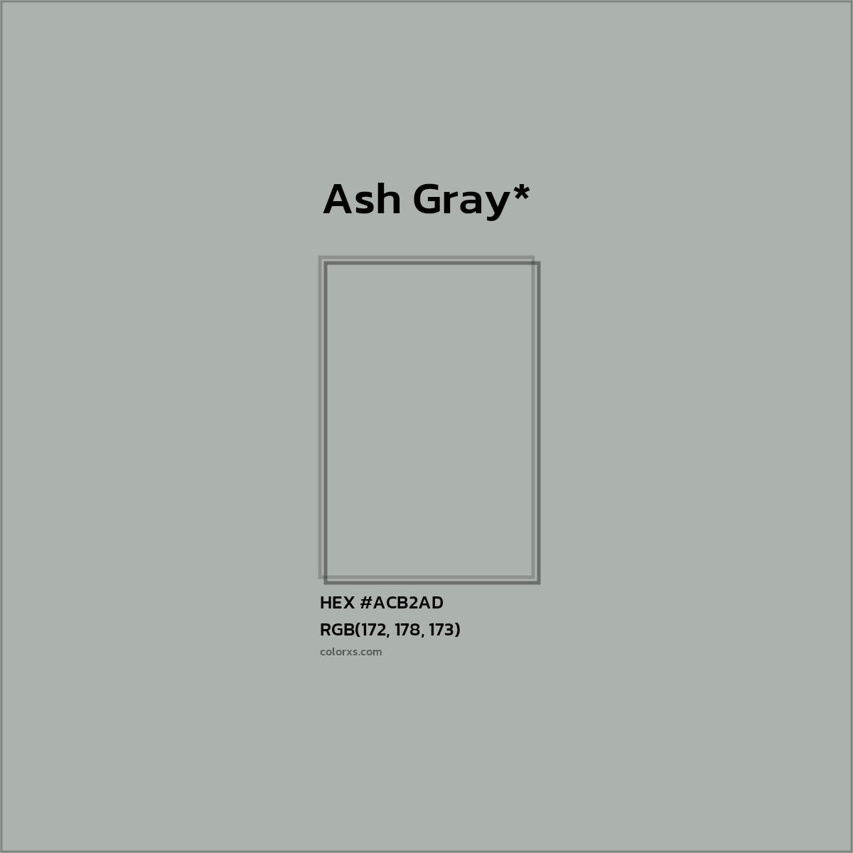 HEX #ACB2AD Color Name, Color Code, Palettes, Similar Paints, Images