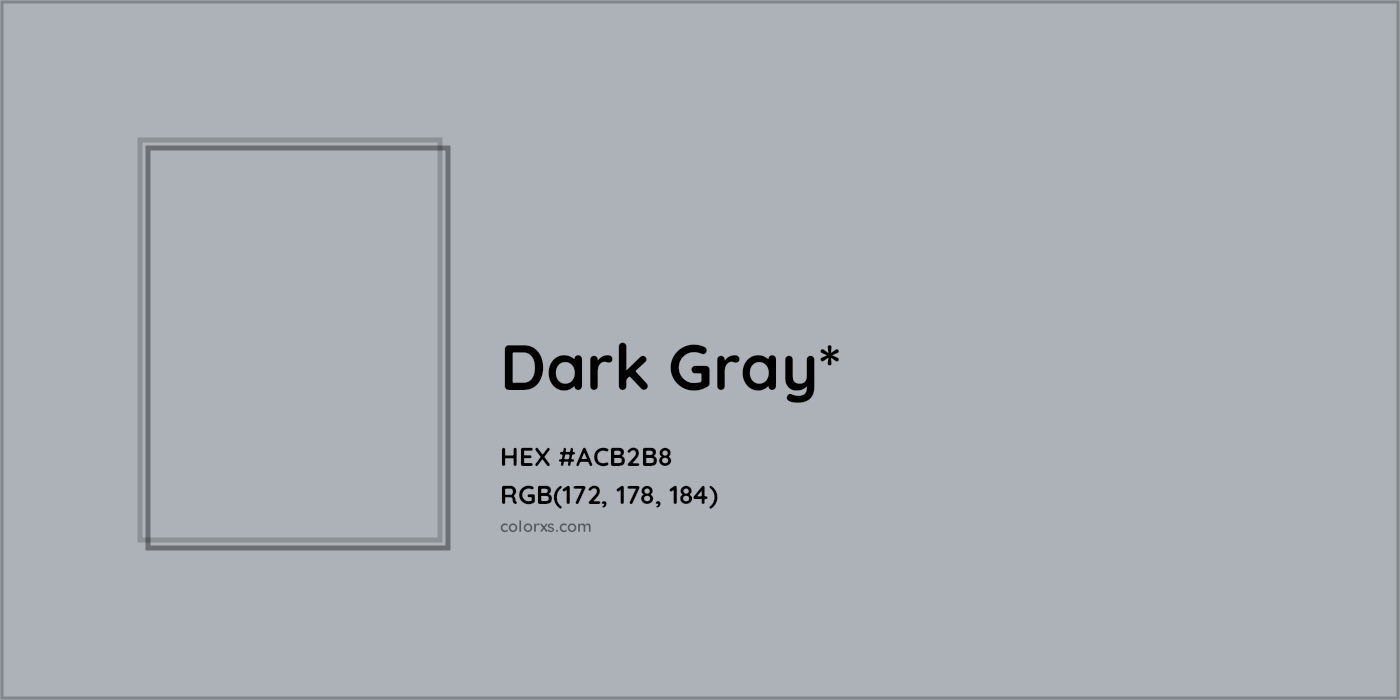 HEX #ACB2B8 Color Name, Color Code, Palettes, Similar Paints, Images