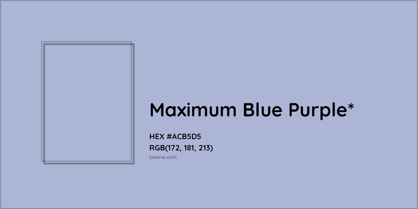HEX #ACB5D5 Color Name, Color Code, Palettes, Similar Paints, Images