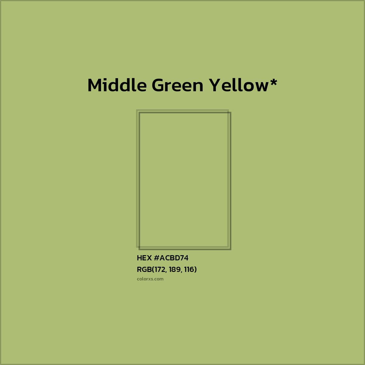 HEX #ACBD74 Color Name, Color Code, Palettes, Similar Paints, Images