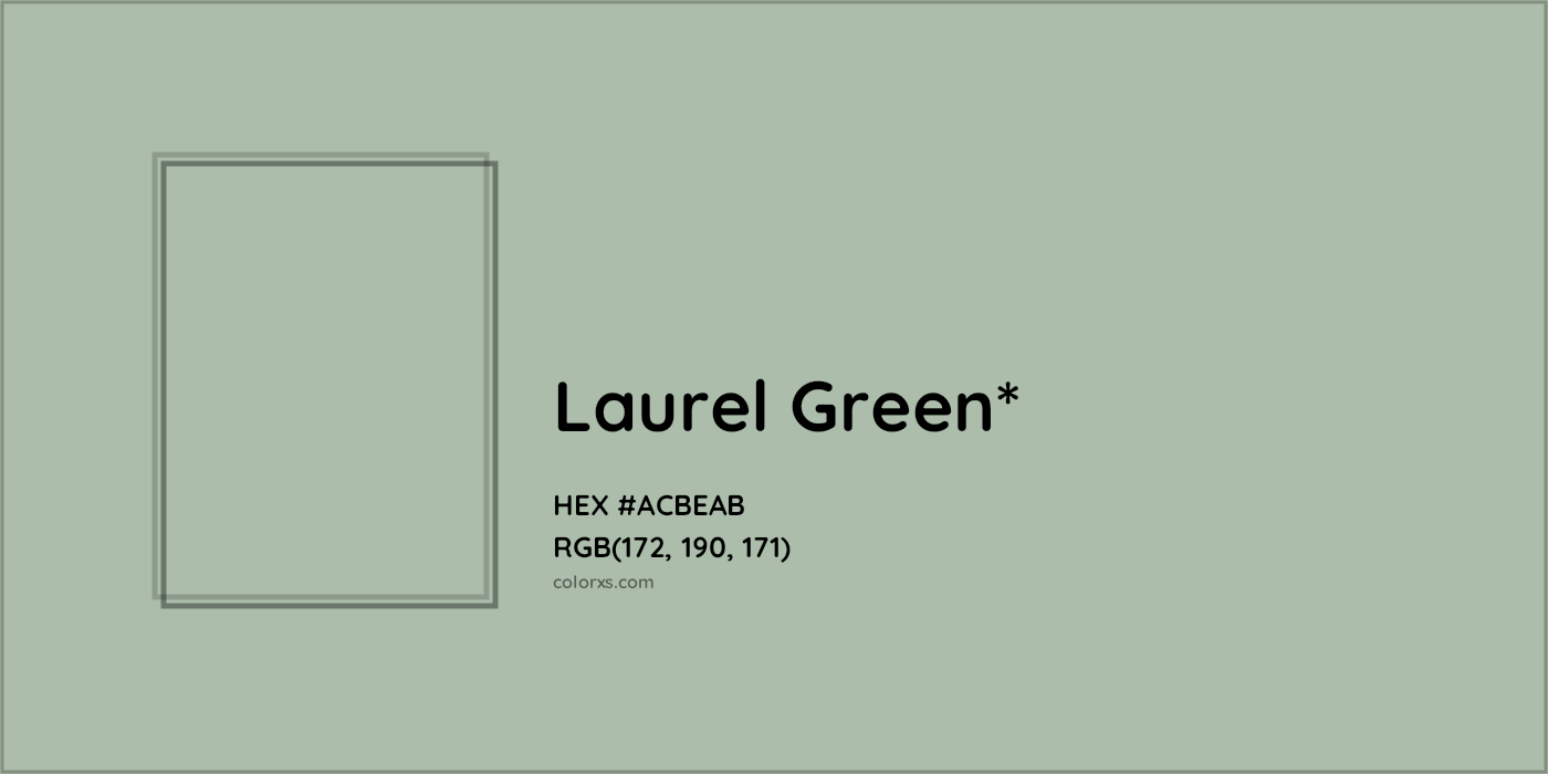 HEX #ACBEAB Color Name, Color Code, Palettes, Similar Paints, Images