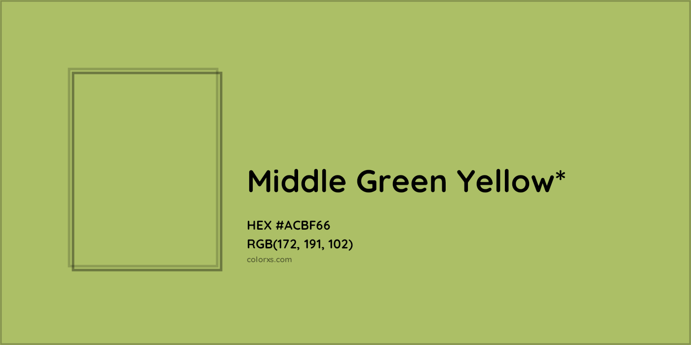 HEX #ACBF66 Color Name, Color Code, Palettes, Similar Paints, Images