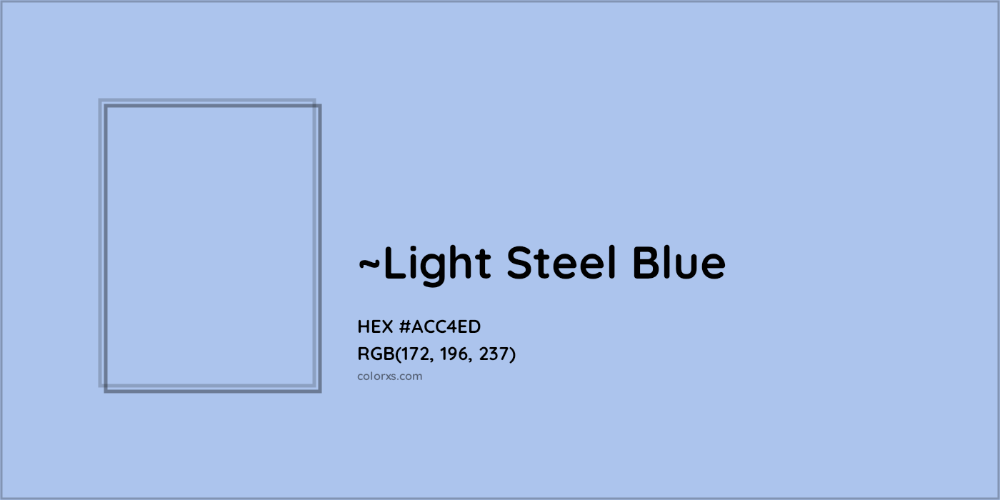 HEX #ACC4ED Color Name, Color Code, Palettes, Similar Paints, Images
