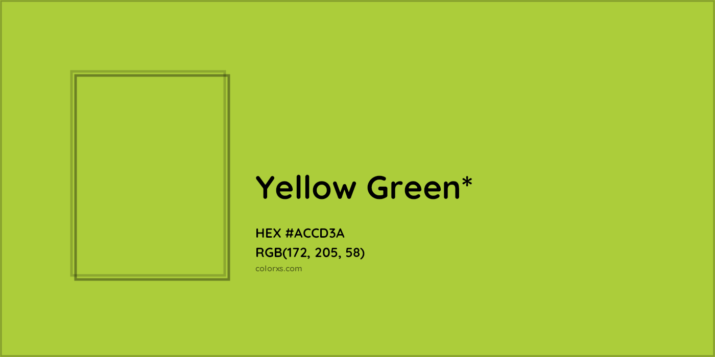 HEX #ACCD3A Color Name, Color Code, Palettes, Similar Paints, Images