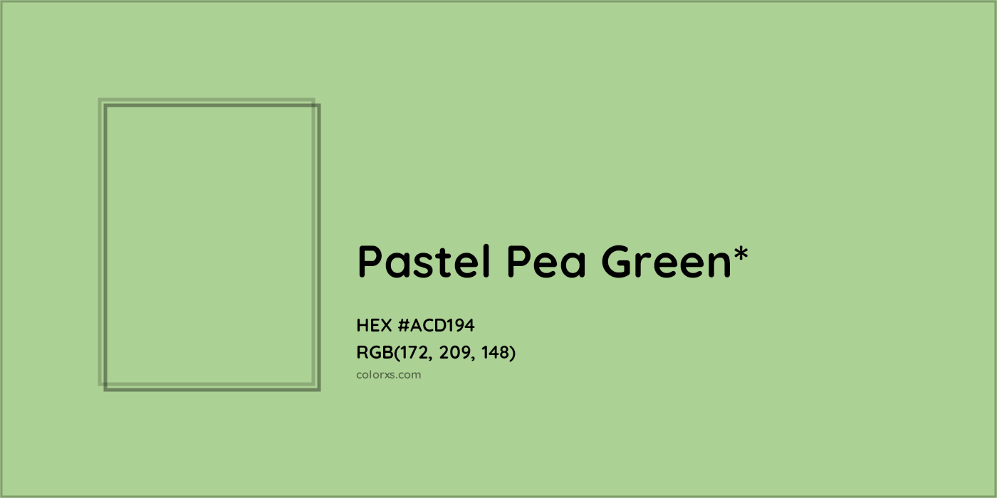 HEX #ACD194 Color Name, Color Code, Palettes, Similar Paints, Images