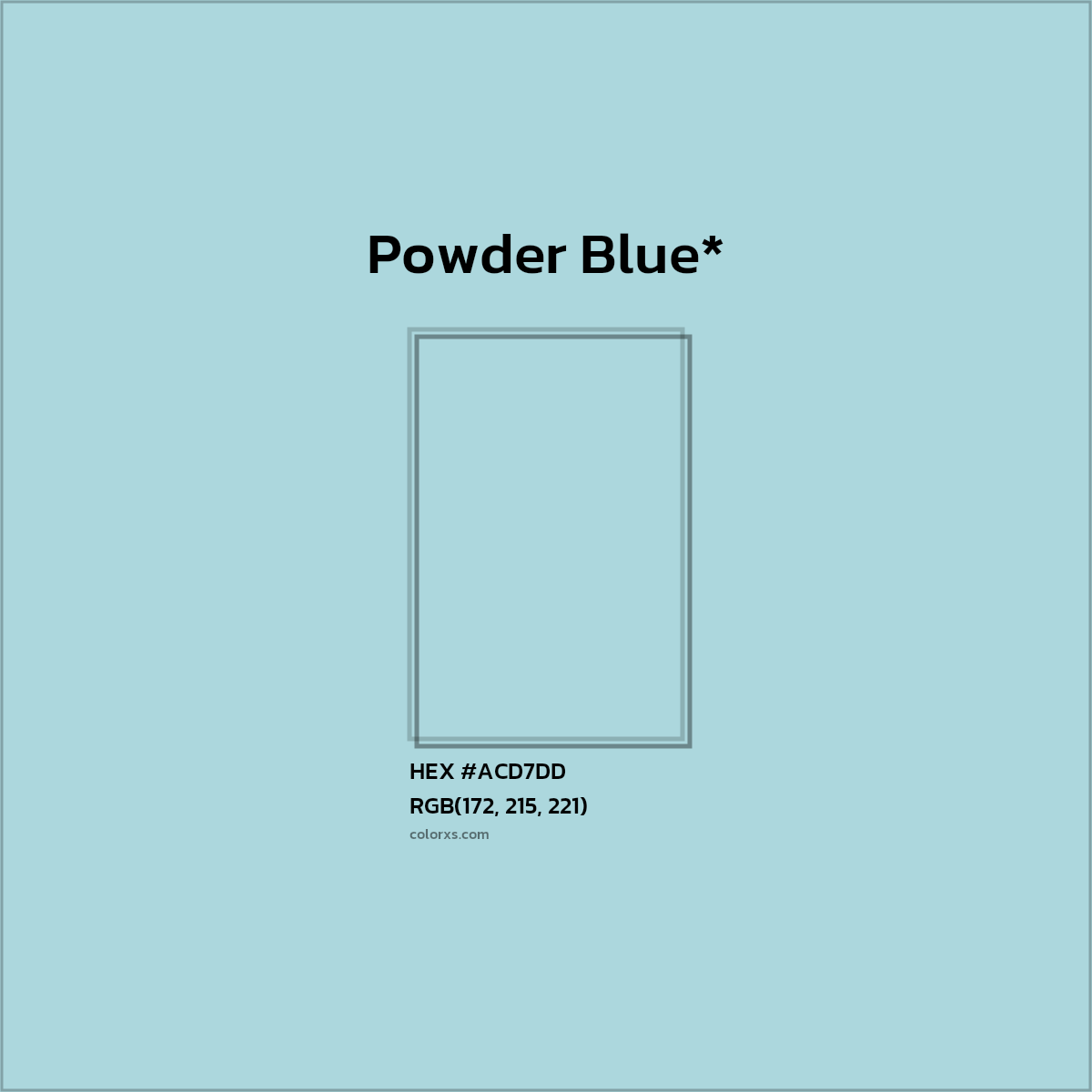 HEX #ACD7DD Color Name, Color Code, Palettes, Similar Paints, Images