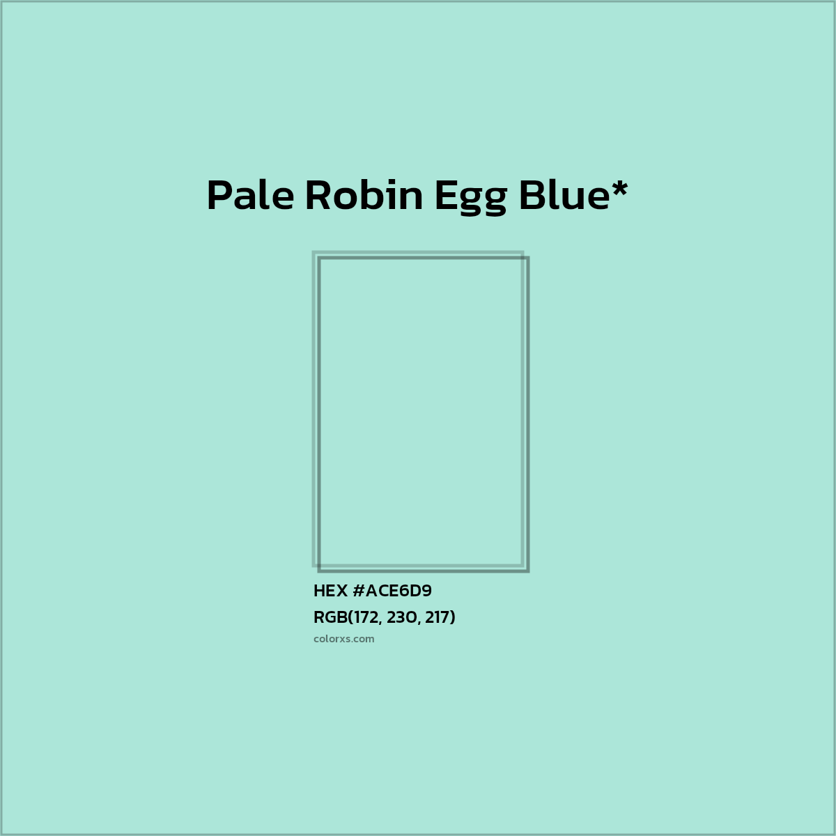 HEX #ACE6D9 Color Name, Color Code, Palettes, Similar Paints, Images