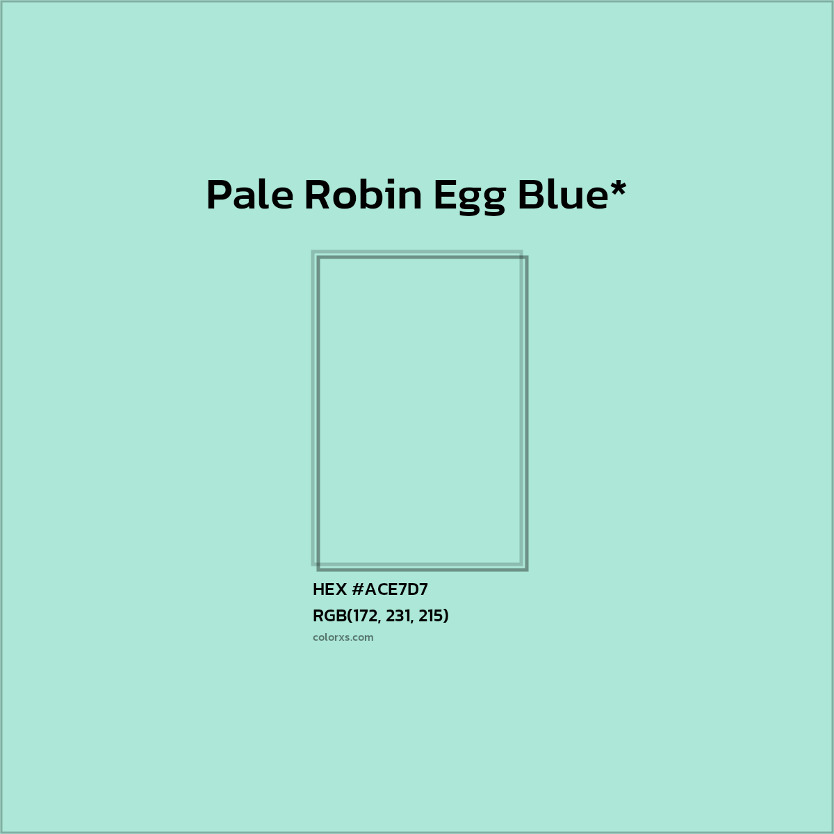 HEX #ACE7D7 Color Name, Color Code, Palettes, Similar Paints, Images