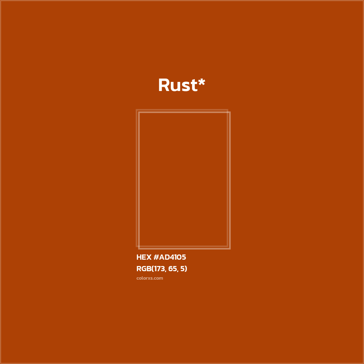 HEX #AD4105 Color Name, Color Code, Palettes, Similar Paints, Images