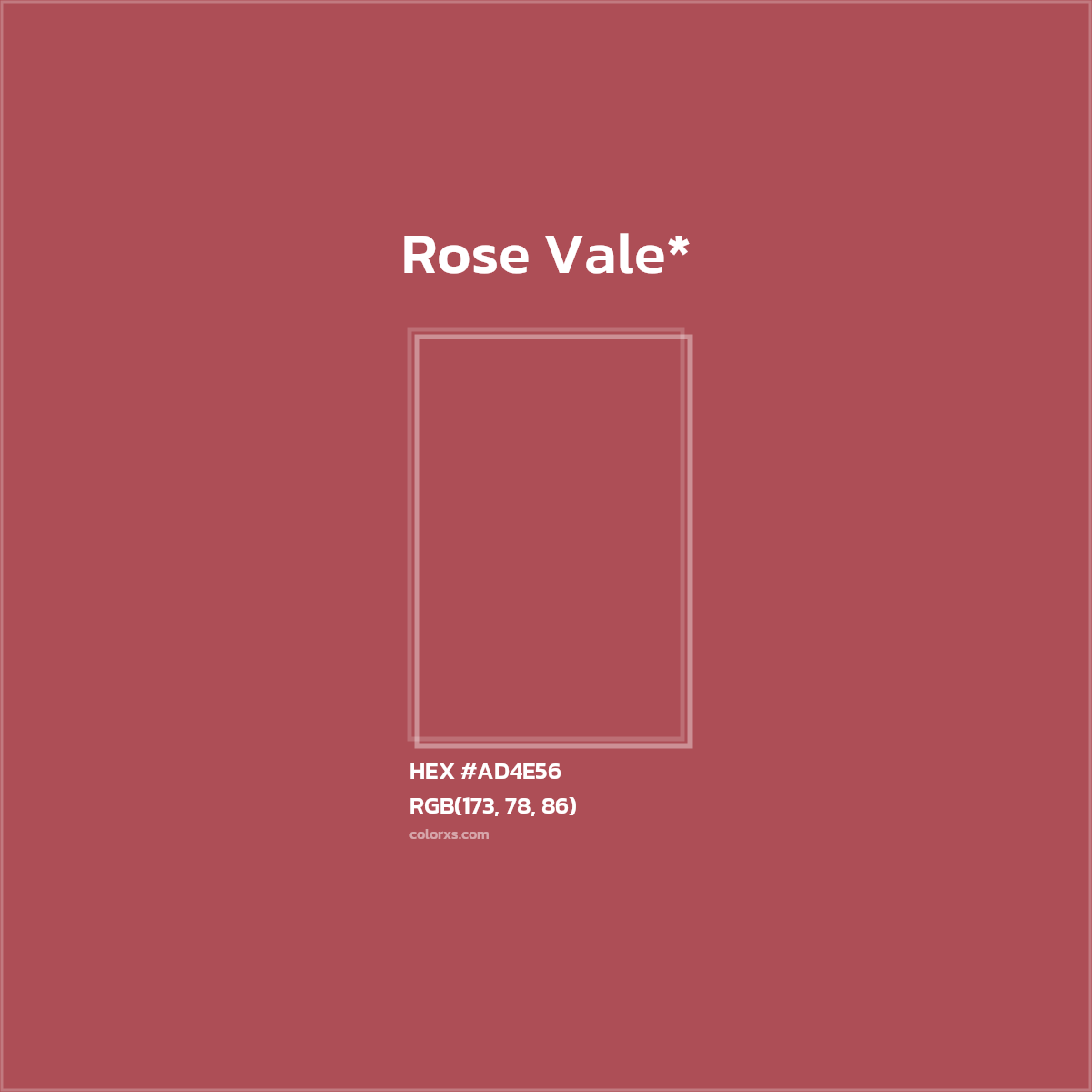 HEX #AD4E56 Color Name, Color Code, Palettes, Similar Paints, Images