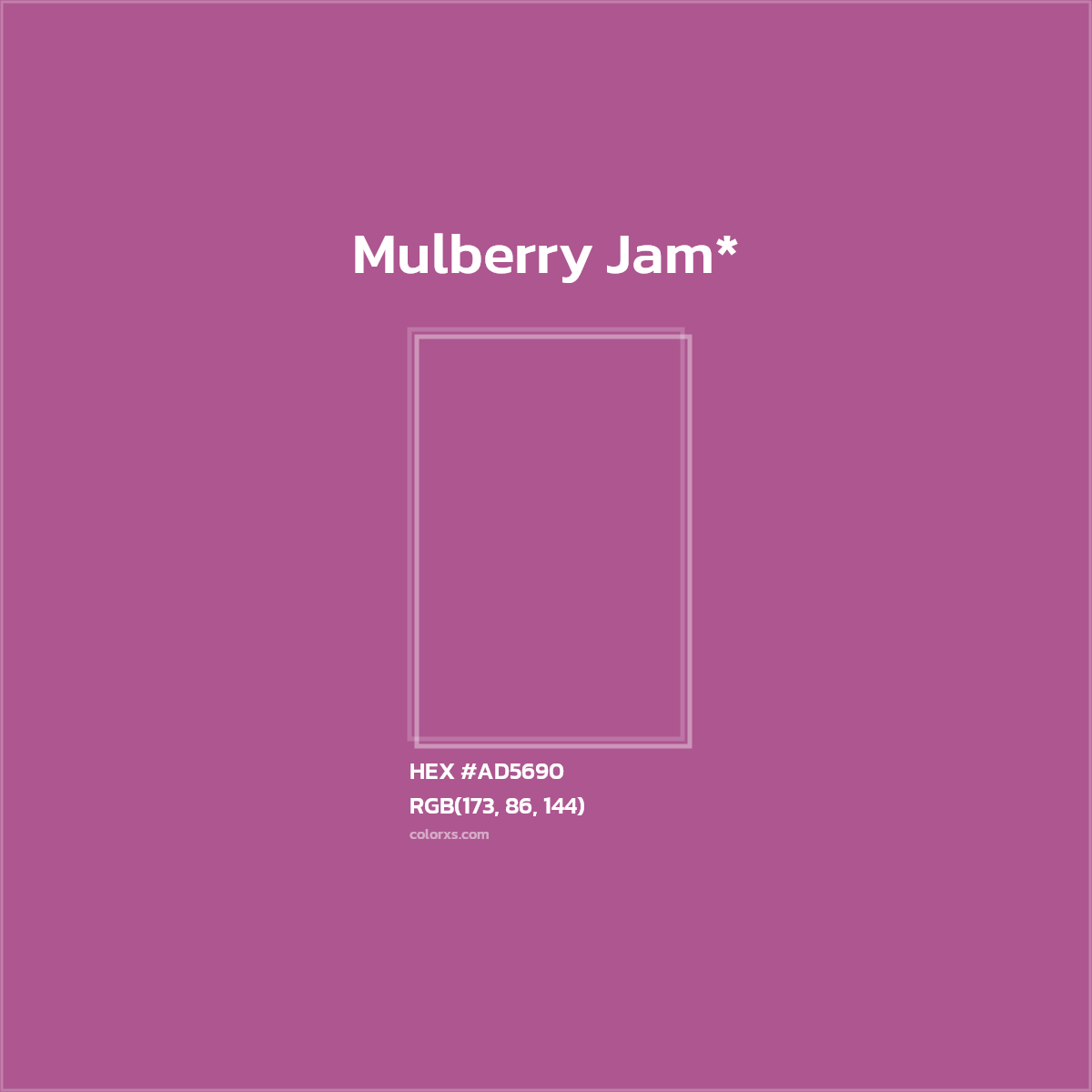 HEX #AD5690 Color Name, Color Code, Palettes, Similar Paints, Images