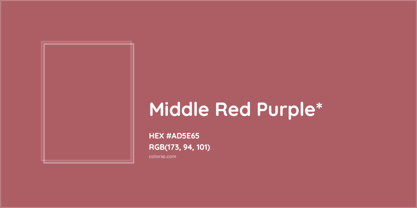 HEX #AD5E65 Color Name, Color Code, Palettes, Similar Paints, Images